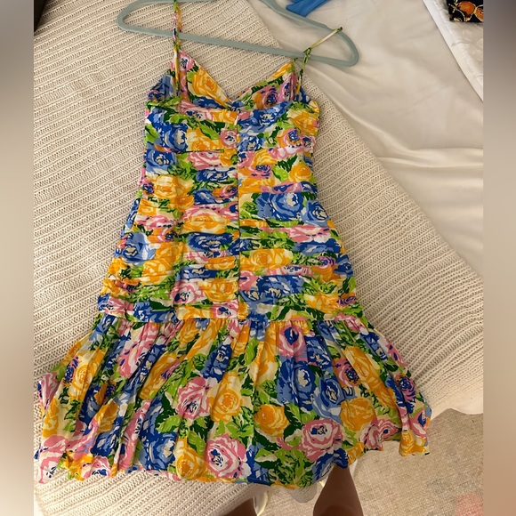 ZARA Floral Printed Dress - Picture 4 of 5